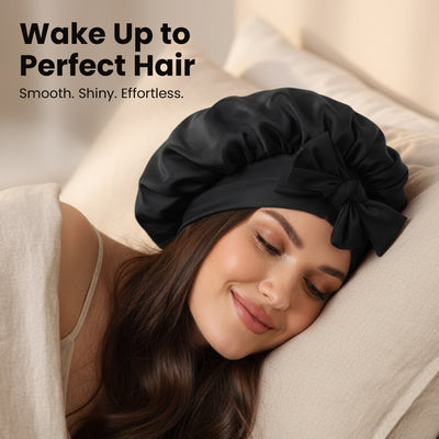 Lunara 100% Pure Mulberry Satin Bonnet