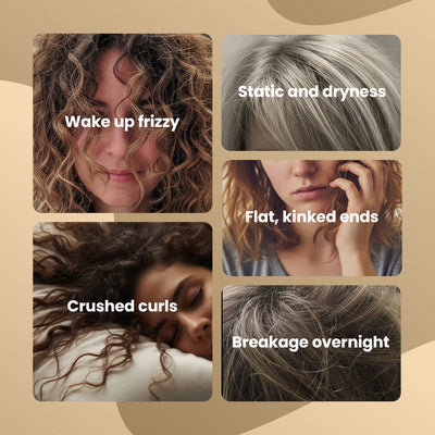 Lunara 100% Pure Mulberry Satin Bonnet